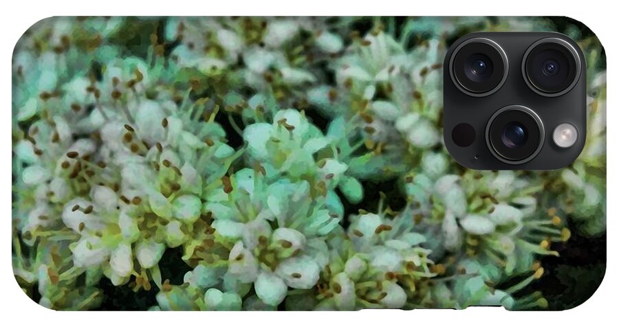 White Wildflowers - Phone Case