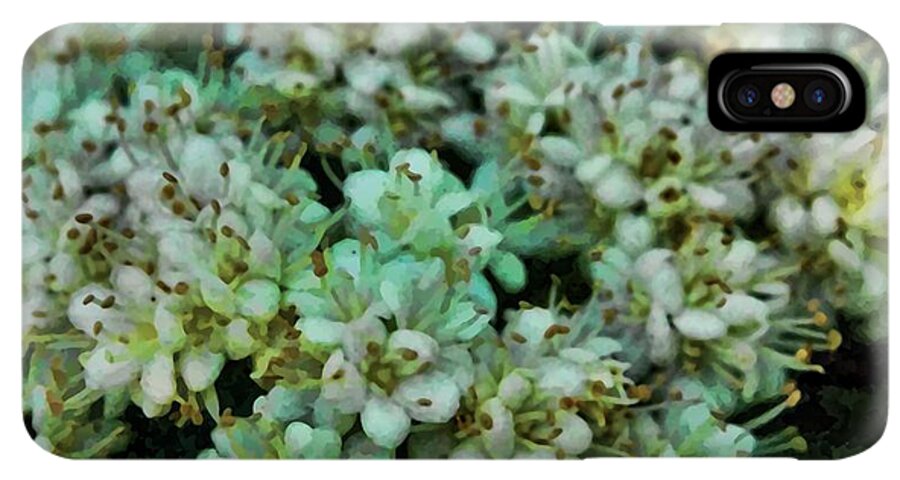 White Wildflowers - Phone Case