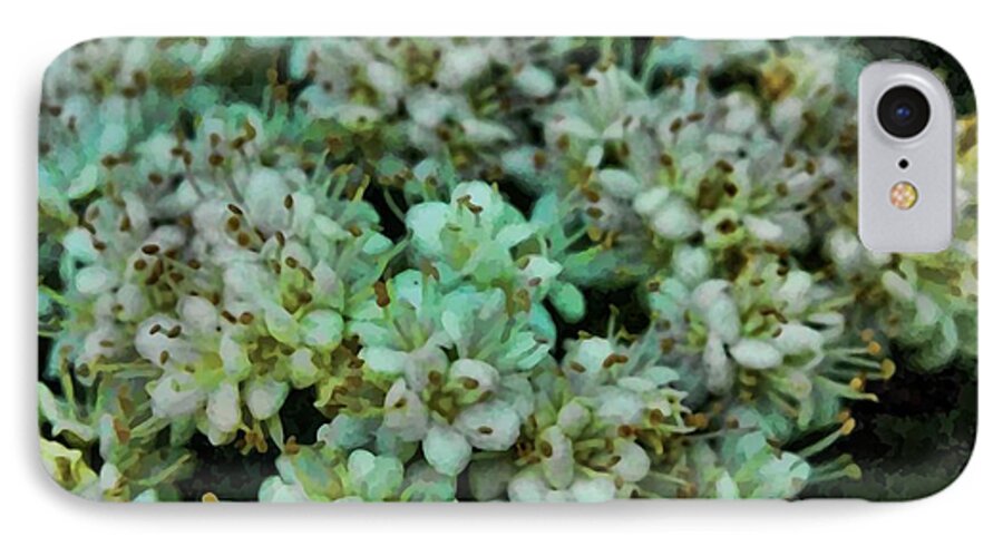White Wildflowers - Phone Case