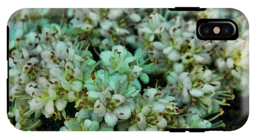 White Wildflowers - Phone Case