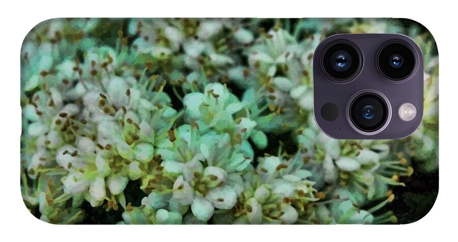 White Wildflowers - Phone Case