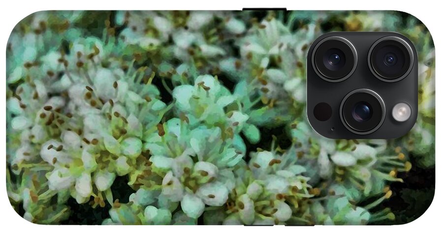 White Wildflowers - Phone Case