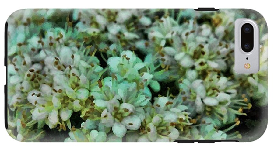 White Wildflowers - Phone Case