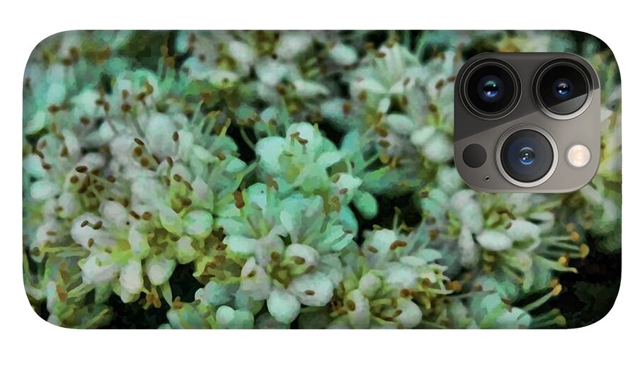 White Wildflowers - Phone Case