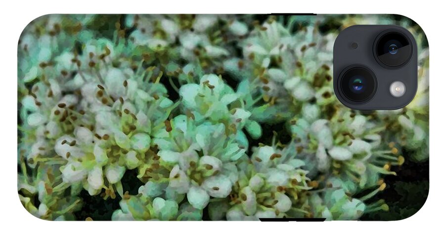 White Wildflowers - Phone Case