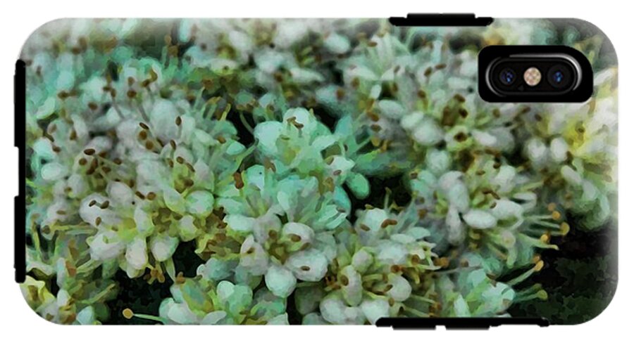 White Wildflowers - Phone Case