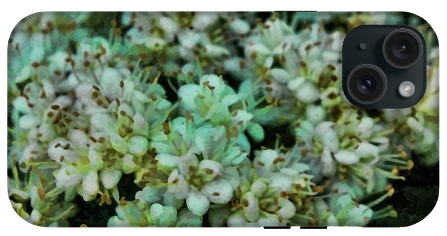 White Wildflowers - Phone Case