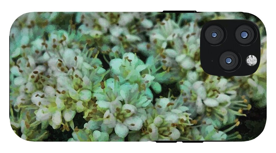 White Wildflowers - Phone Case
