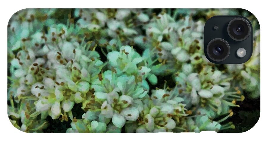 White Wildflowers - Phone Case