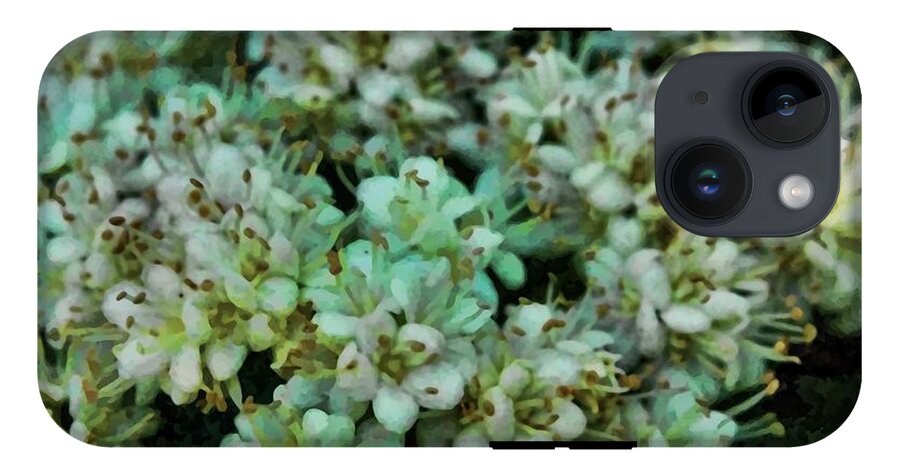 White Wildflowers - Phone Case