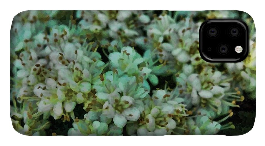 White Wildflowers - Phone Case