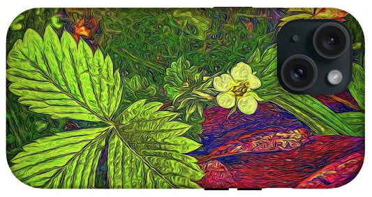 Wild Strawberry Plant - Phone Case