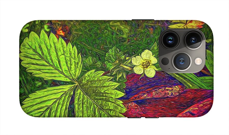 Wild Strawberry Plant - Phone Case