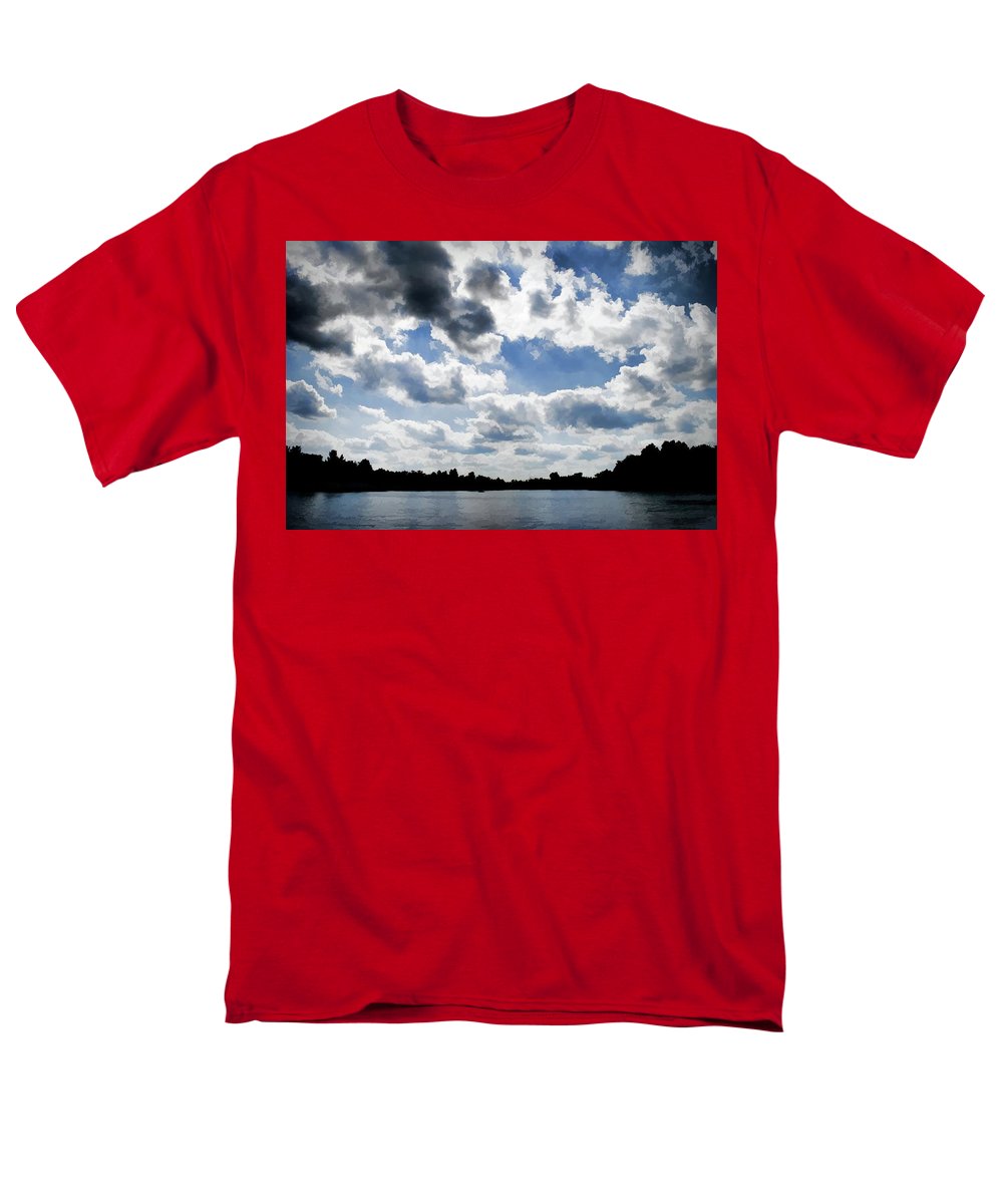 Wisconsin Lake Landscape - Men's T-Shirt (Regular Fit)