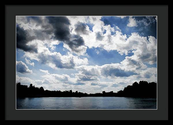 Wisconsin Lake Landscape - Framed Print