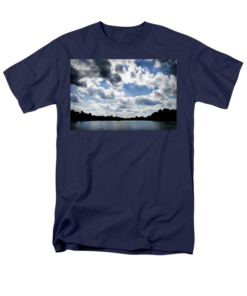 Wisconsin Lake Landscape - Men's T-Shirt (Regular Fit)