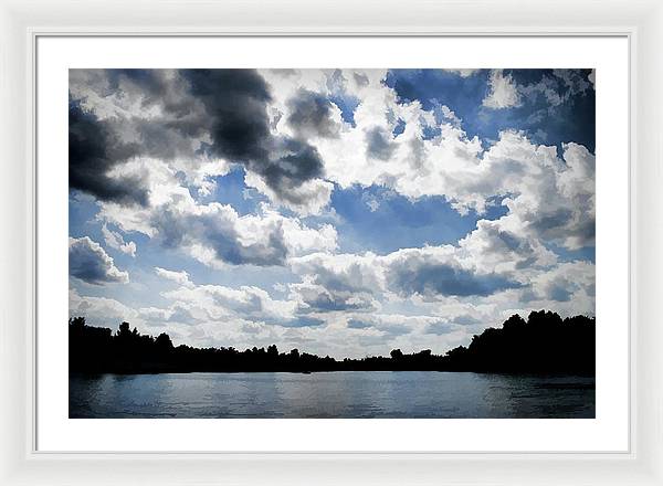 Wisconsin Lake Landscape - Framed Print