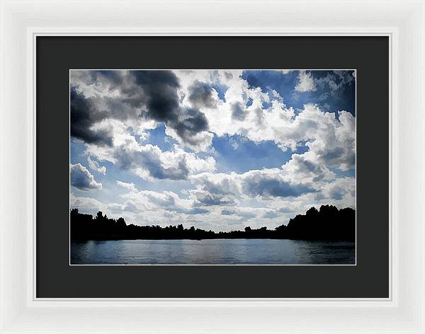 Wisconsin Lake Landscape - Framed Print