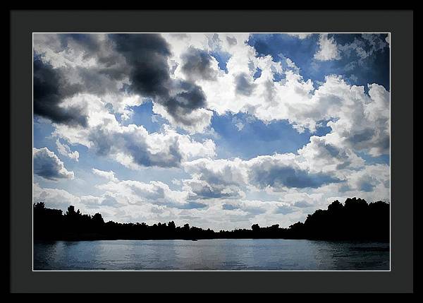 Wisconsin Lake Landscape - Framed Print