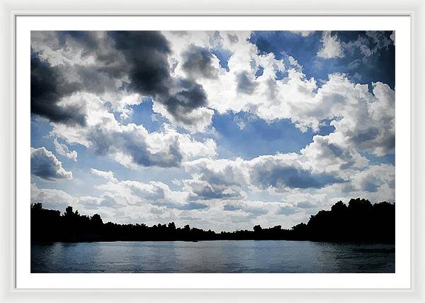 Wisconsin Lake Landscape - Framed Print