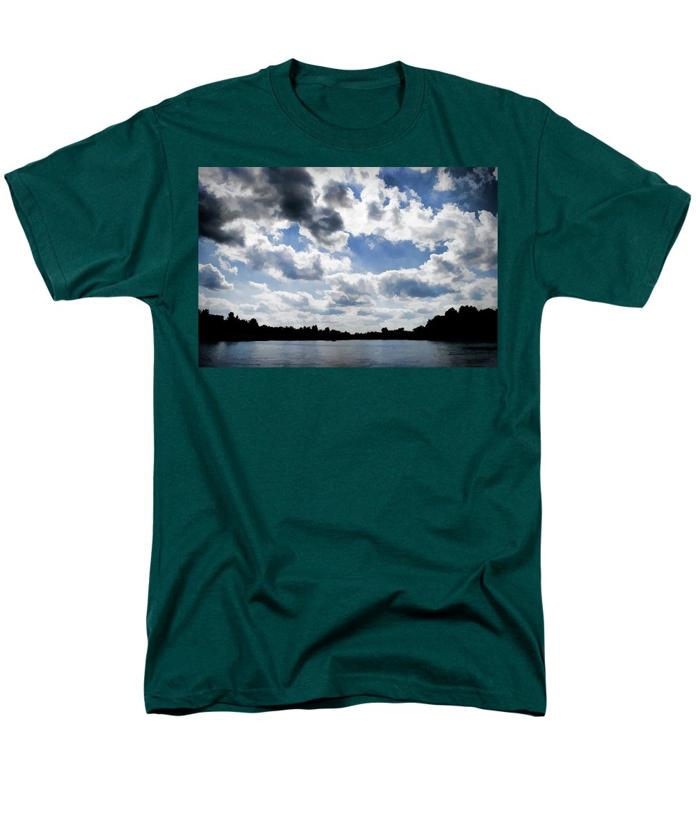 Wisconsin Lake Landscape - Men's T-Shirt (Regular Fit)