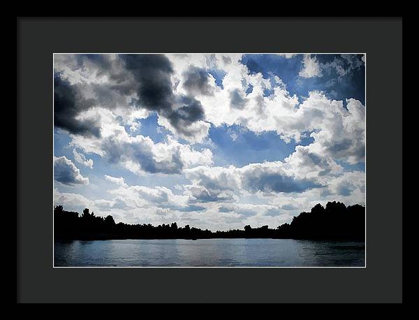 Wisconsin Lake Landscape - Framed Print