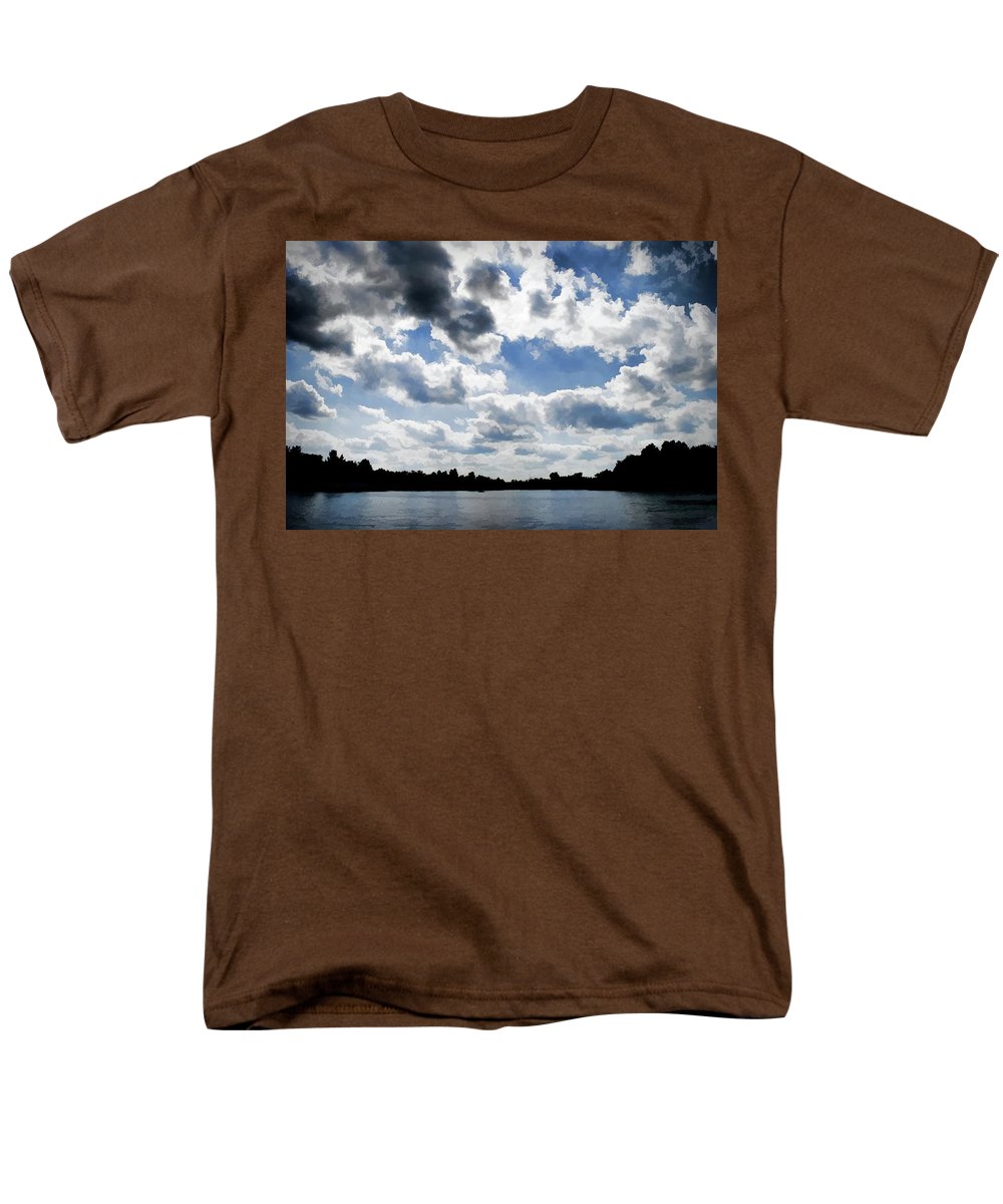 Wisconsin Lake Landscape - Men's T-Shirt (Regular Fit)