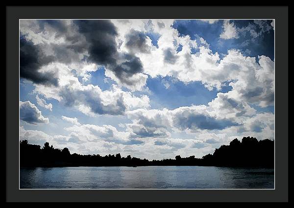 Wisconsin Lake Landscape - Framed Print