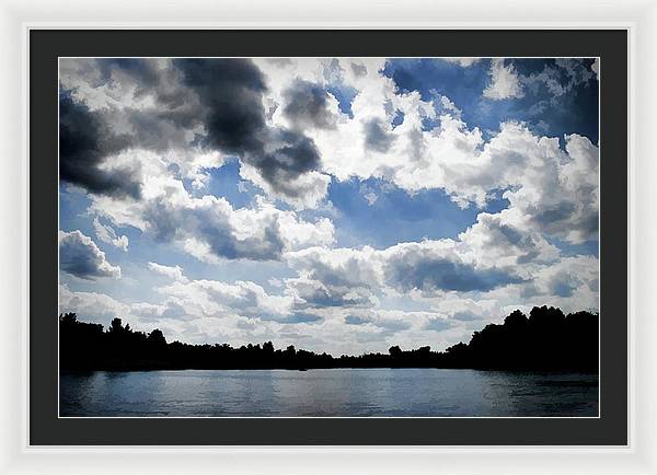 Wisconsin Lake Landscape - Framed Print