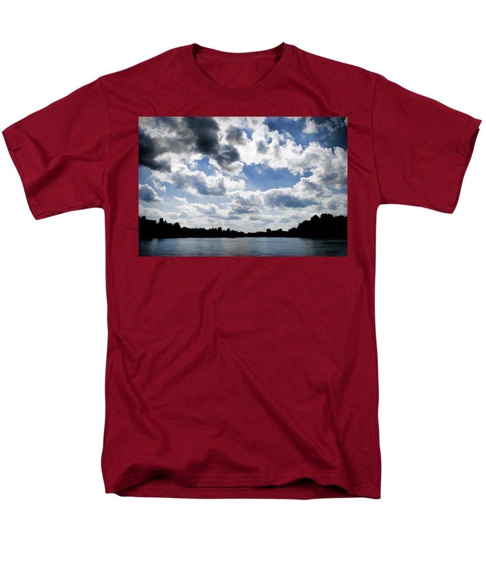 Wisconsin Lake Landscape - Men's T-Shirt (Regular Fit)