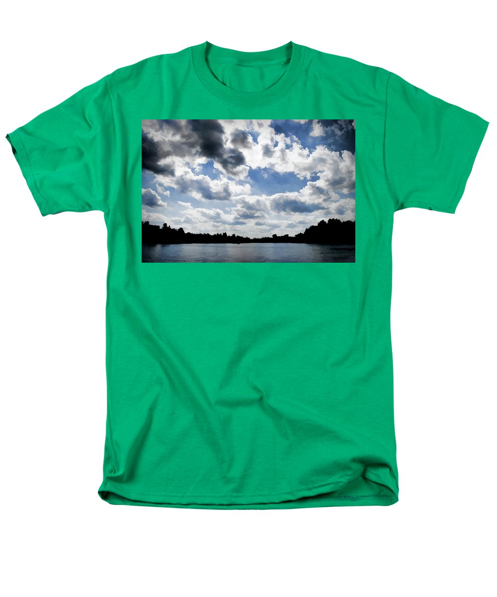 Wisconsin Lake Landscape - Men's T-Shirt (Regular Fit)