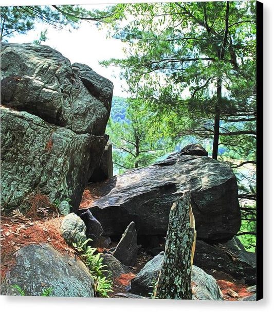 Wisconsin lake Parkland - Canvas Print