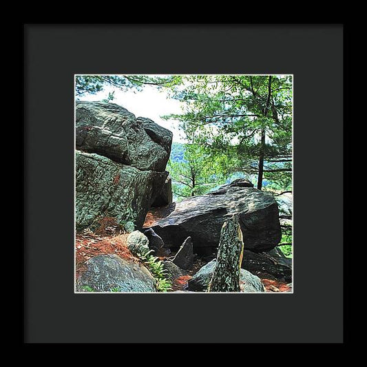 Wisconsin lake Parkland - Framed Print