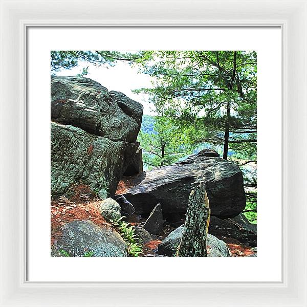 Wisconsin lake Parkland - Framed Print
