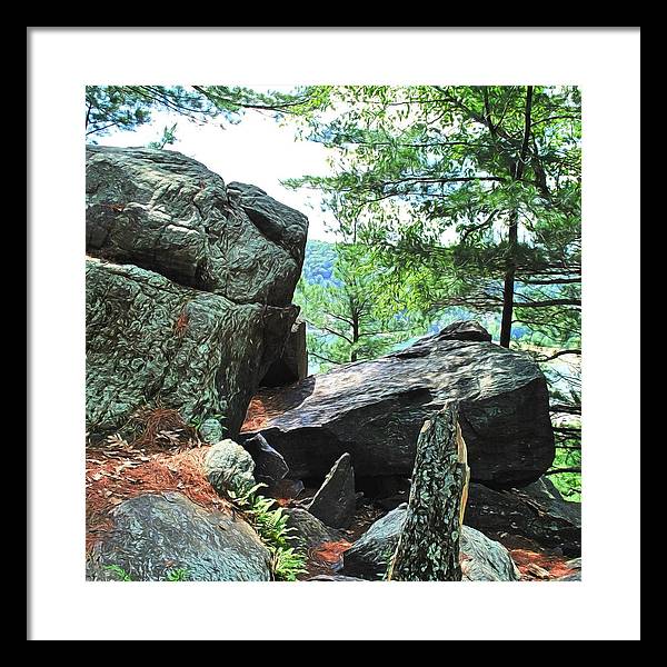 Wisconsin lake Parkland - Framed Print