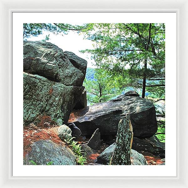 Wisconsin lake Parkland - Framed Print