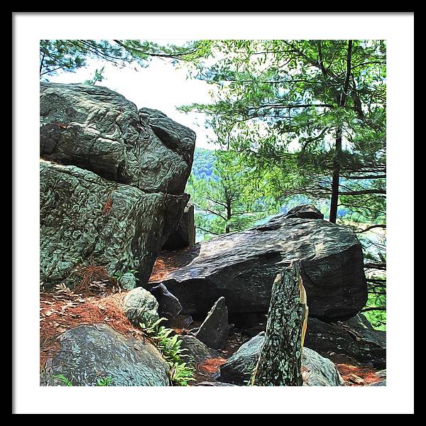 Wisconsin lake Parkland - Framed Print