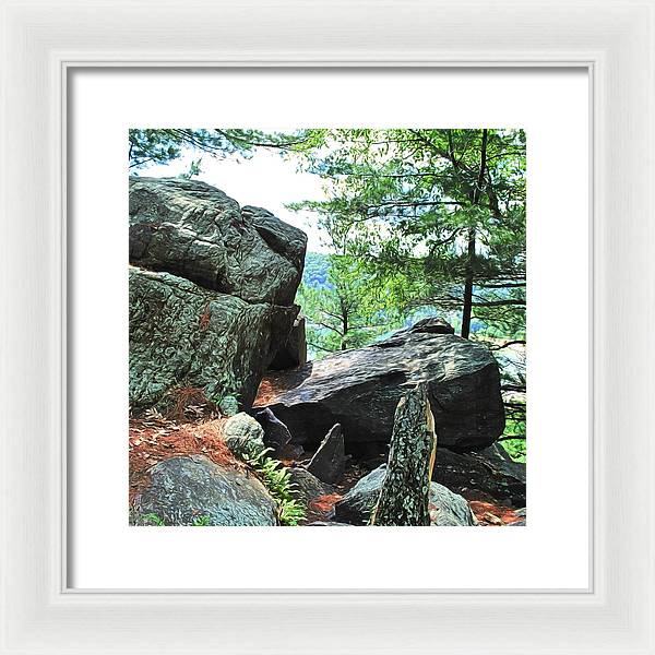 Wisconsin lake Parkland - Framed Print