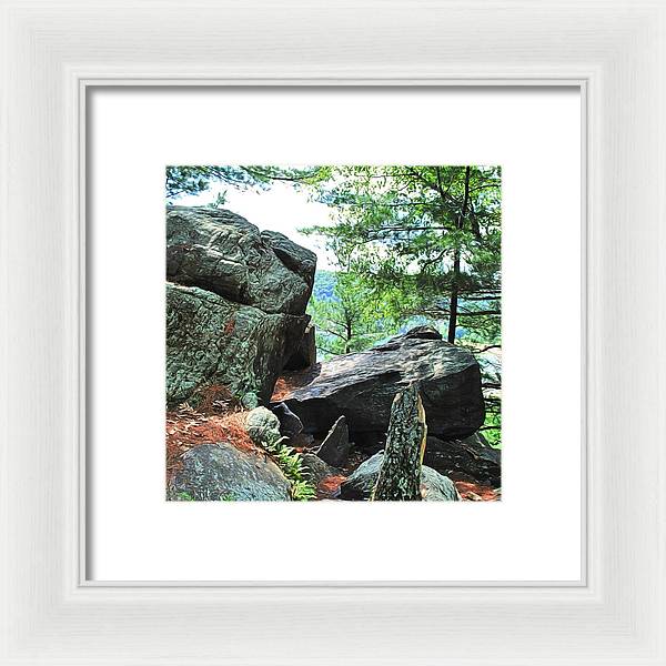 Wisconsin lake Parkland - Framed Print