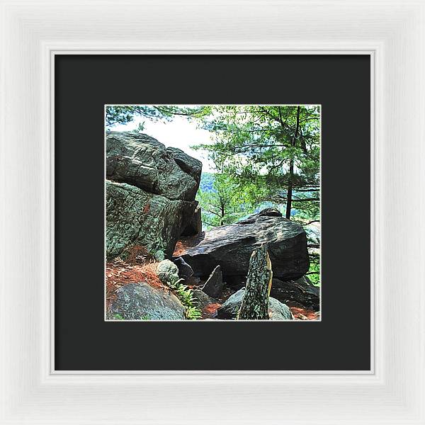 Wisconsin lake Parkland - Framed Print