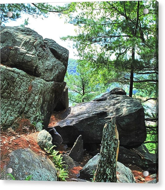 Wisconsin lake Parkland - Acrylic Print