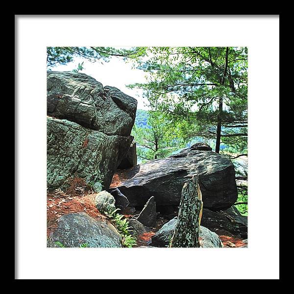 Wisconsin lake Parkland - Framed Print