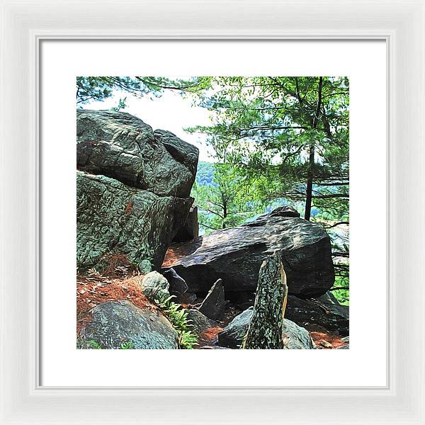 Wisconsin lake Parkland - Framed Print