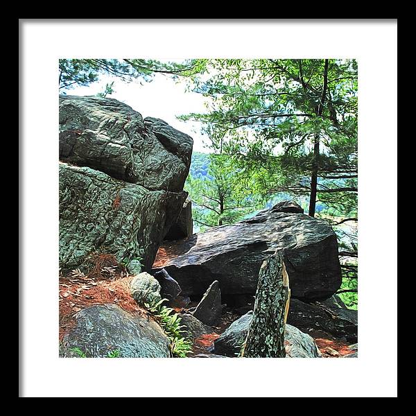 Wisconsin lake Parkland - Framed Print
