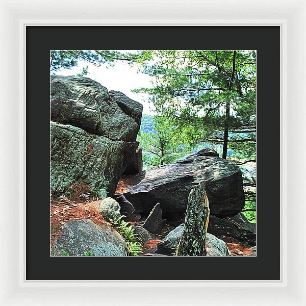 Wisconsin lake Parkland - Framed Print