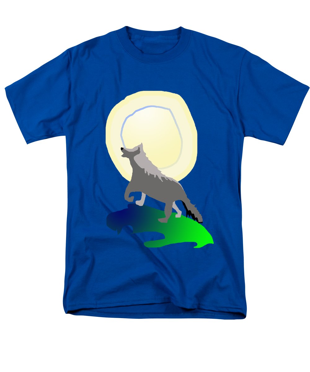 Wolf Moon - Men's T-Shirt (Regular Fit)