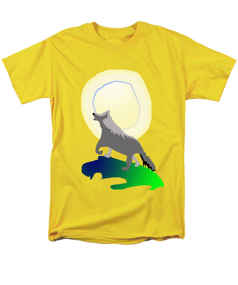 Wolf Moon - Men's T-Shirt (Regular Fit)