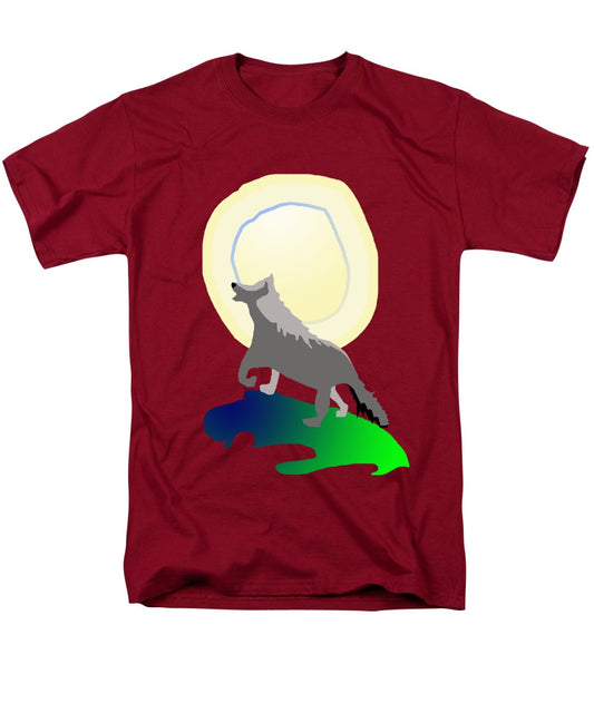 Wolf Moon - Men's T-Shirt  (Regular Fit)