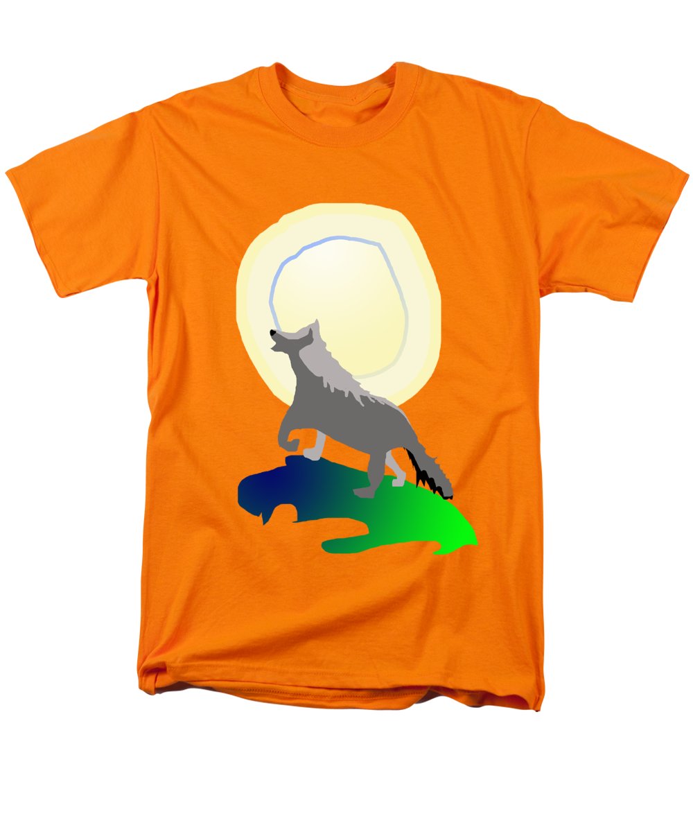 Wolf Moon - Men's T-Shirt (Regular Fit)