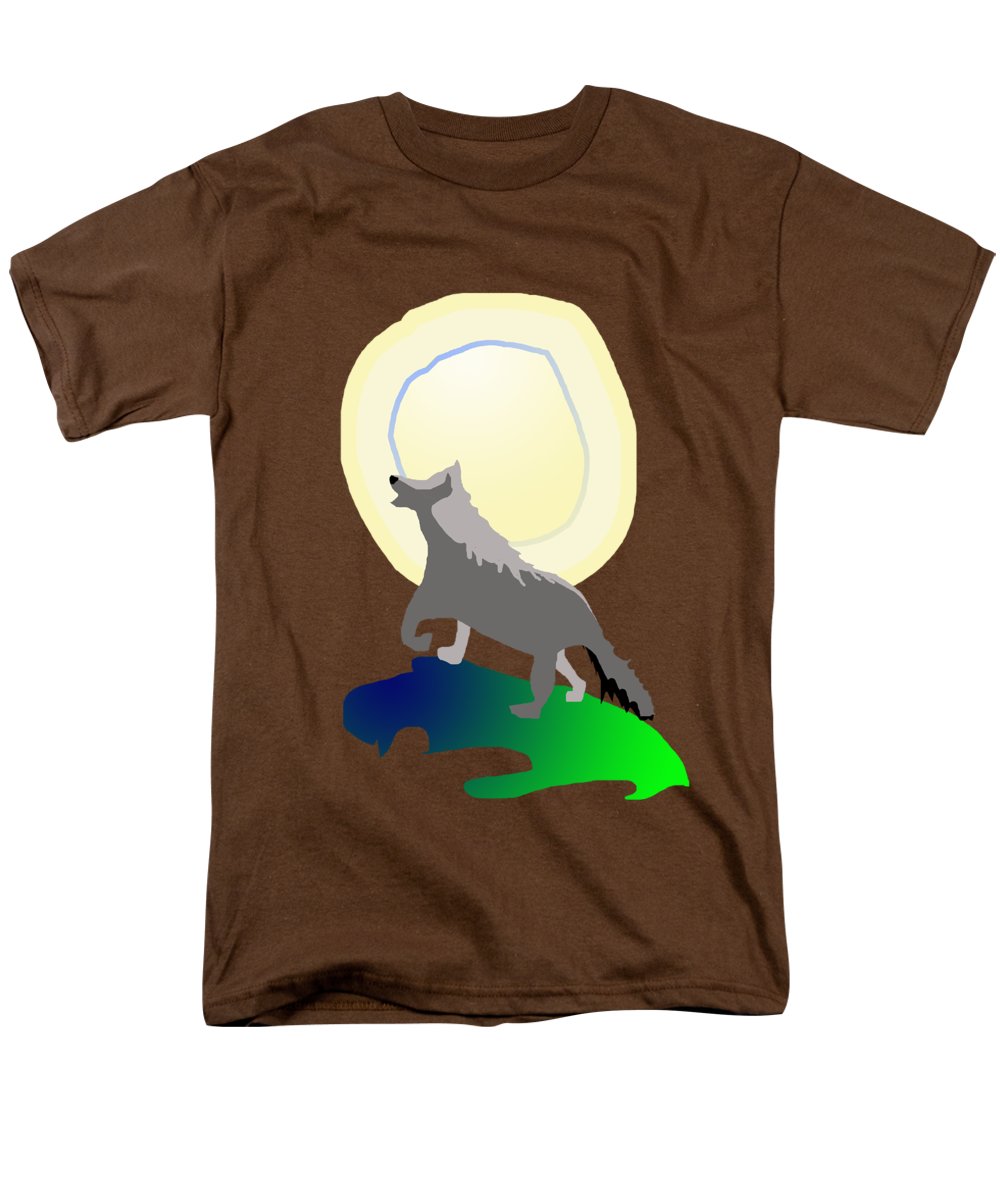 Wolf Moon - Men's T-Shirt (Regular Fit)